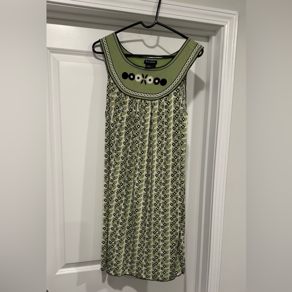 Women’s Size L Max Edition Brand Sleeveless Print Shift Dress! NWOT!!